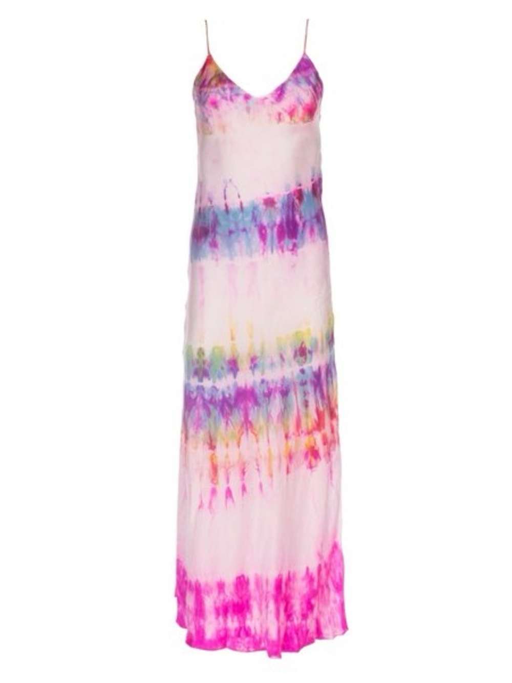 Dannijo SAMPLE 100% Silk Maxi Slip Dress Strawberry Fields
